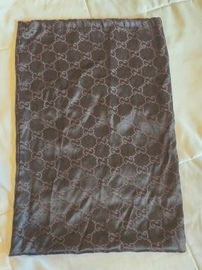 Authentic Gucci Brown Draw String Dust Bag